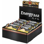 Set van 12 voedingsrepen Crown Sport Nutrition Energy - banane et chocolat blanc - 60 g