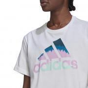 Kort dames-T-shirt adidas Farm Rio Tie-Dye-Inspired Graphic