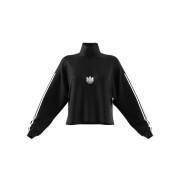 Sweatshirt vrouw adidas Originals Adicolor 3D Trefoil Fleece Half-Zip