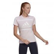 Dames-T-shirt adidas Essentials Logo Colorblock Cotton