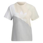 Dames-T-shirt met korte mouwen adidas Originals Adicolor Split Trefoil