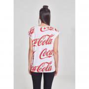 T-shirt vrouw Stedelijke Klassieke coca cola