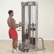 Kabelgewichtmachine met dubbele kolom en gewichtstapel 2 x 105 kg ProClubLine
