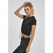 Dames crop top Urban Classics cropped tunnel