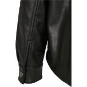 Dameshemd Urban Classics faux leather over